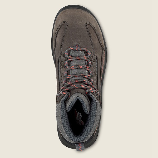 Red Wing Hiking Bot Bayan - Trades - 5-Inch Waterproof Safety Toe - Koyu Gri - 09IXDRQZW